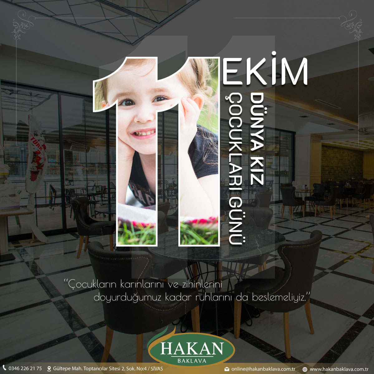 11 Ekim Dünya Kız Çocukları Günü